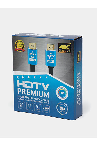 Generic HDMI Cable, 4k 2.0 Cable In Durable Braided HDTV - 5M