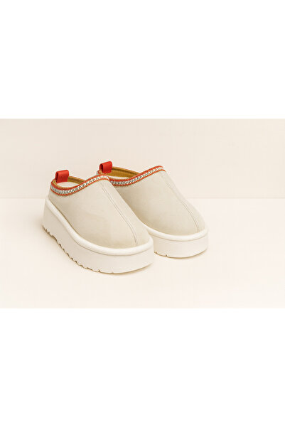 waykon Short Boots Slippers with Fur Inside and Thick Soles