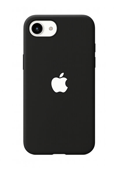 LivaLime iPhone 16e Uyumlu Logo Baskılı içi Kadife kadife Kılıf