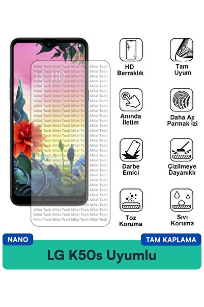 Milat Tech طبقة حماية للشاشة من LG K50s نانو مقاومة للخدوش والصدمات