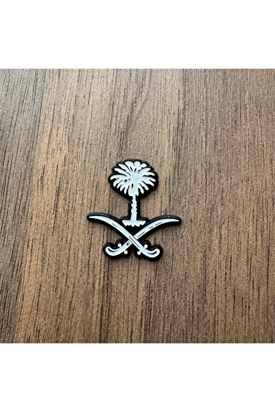 Generic 3M Metal Phone Sticker National Day 'Seven and Palm' - White