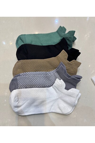 Generic 5-piece cotton socks set in different colors