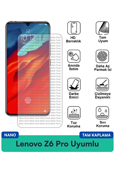 Milat Tech طبقة حماية للشاشة من Lenovo Z6 Pro Nano مقاومة للخدوش والصدمات