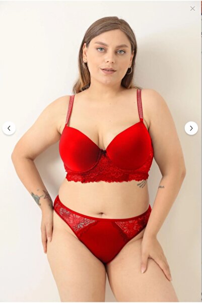 Kelebeklingerie Stone C Cup Unpadded Bra Set