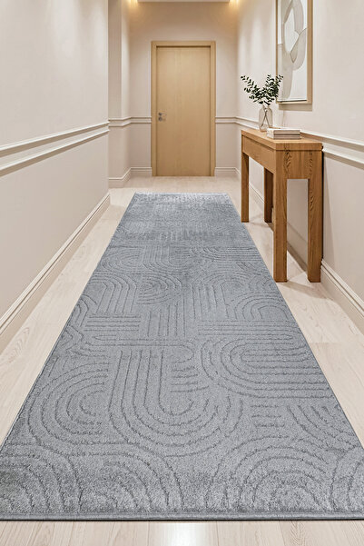 MELARİS HALI Rico Yıkanabilir Kalın Yumuşak Dokuma Halı Kaymaz Taban Yolluk A...