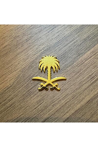 Generic 3M Metal Phone Sticker with Swords & Palm Tree Design