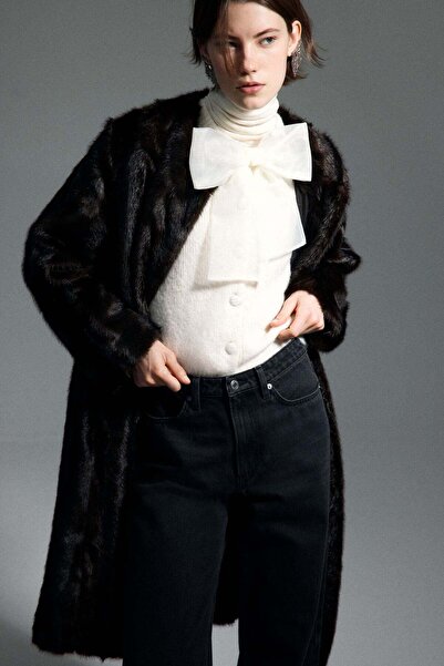 H&M Bow-detail knitted cardigan