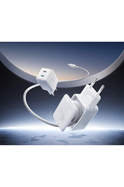 Joyroom Fast wall charger with cable included - JR-TCL05 45W GaN