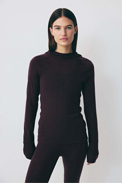 H&M Wool hooded sports top