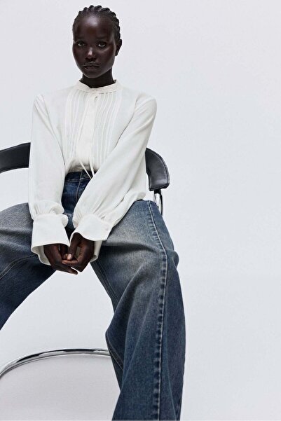 H&M Pintucked blouse