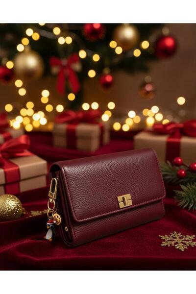 nazarboncuğu Cam Murano Charm Şapkalı Penguen Figürlü Klips model Çanta Cüzda...