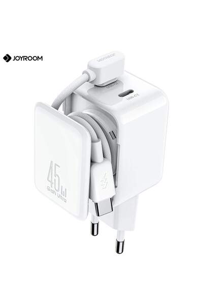 Joyroom Fast wall charger with cable included - JR-TCL05 45W GaN