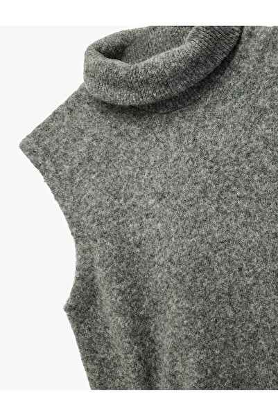 Koton Pulover cu gât roșu supradimensionat cu detalii accesorii