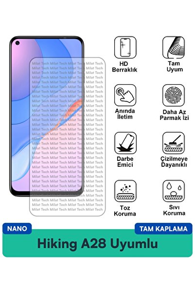 Milat Tech طبقة حماية للشاشة من نوع Hiking A28 Nano مقاومة للخدوش والصدمات