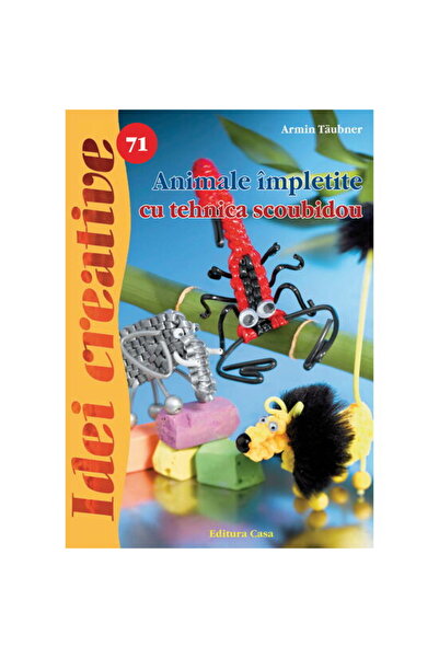 Editura Casa Animale tricotate cu tehnica scoubidou - Armin Taubner