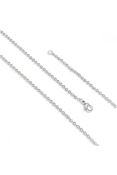 AKSESUARIM Unisex Tiny Size Steel Necklace 0.5mm
