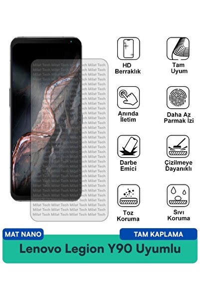 Milat Tech طبقة حماية للشاشة من Lenovo Legion Y90 Mat Nano مقاومة للخدوش والص...