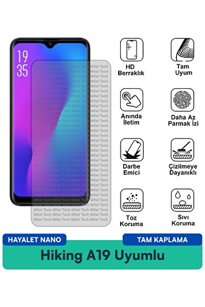 Milat Tech طبقة حماية للشاشة من Hiking A19 Ghost Nano مقاومة للخدش وحماية للخ...