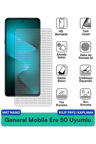 Milat Tech حافظة نانو غير لامعة من جيل الهاتف المحمول العامة 50، طبقة حماية ل...