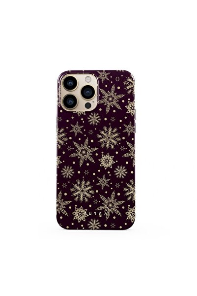 HYPERSOFT حافظة فاخرة مزدوجة الطبقات من سلسلة بورجا منقوشة متوافقة مع آيفون 1...