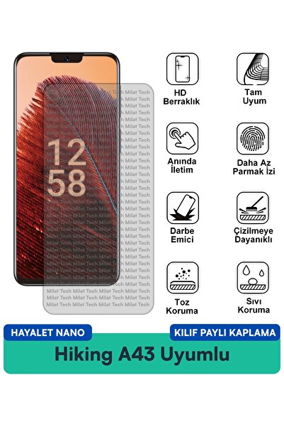 Milat Tech حافظة Hiking A43 Ghost Nano متوافقة مع طبقة حماية الشاشة، مقاومة ل...