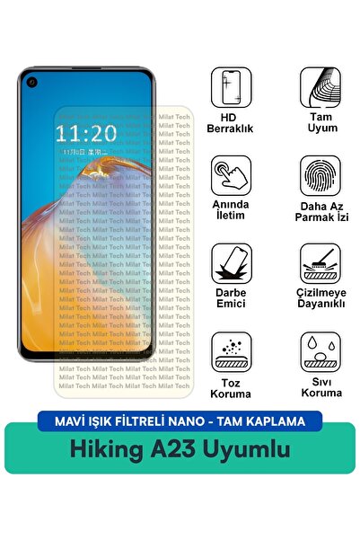 Milat Tech Hiking A23 Nano Screen Protection Film with Blue Light Filter Scra...