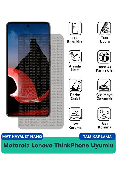 Milat Tech فيلم حماية الشاشة من موتورولا لينوفو ثينك فون مات هايلايت نانو، حم...