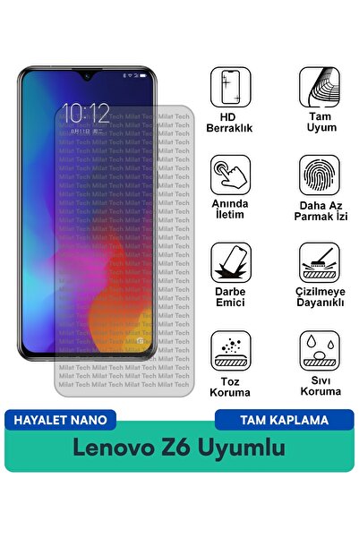 Milat Tech طبقة حماية للشاشة من Lenovo Z6 Ghost Nano مقاومة للخدوش والصدمات