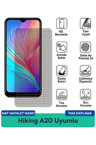Milat Tech فيلم حماية الشاشة Hiking A20 Mat Ghost Nano يحمي الخصوصية ويقلل من...