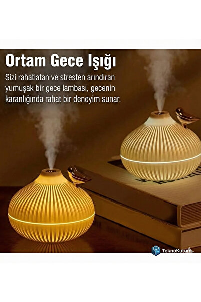 TEKNOKUTUM Küçük Soğan Şeklinde Su Hazneli Hava Nemlendirici