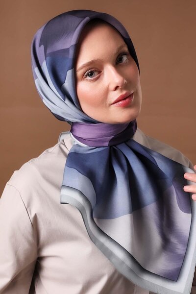 Levidor Κασκόλ Aura με γκρι μοτίβο