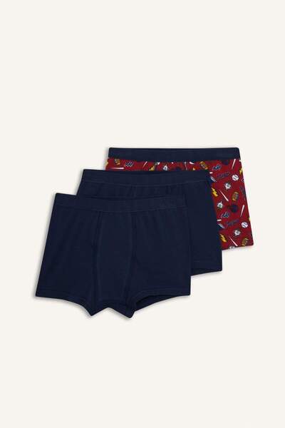 DeFacto Boy's Sports Printed 3-Pack Boxer G3891A825Au