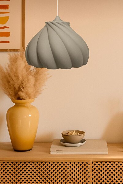 TIGEA Accessories Pumpkin Tekli Avize Yatak Odası, Mutfak, Oturma Odası Beyaz...