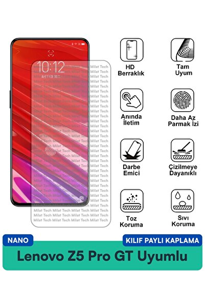 Milat Tech حافظة لينوفو Z5 برو نانو متوافقة مع واقي شاشة مضاد للخدش وحماية من...