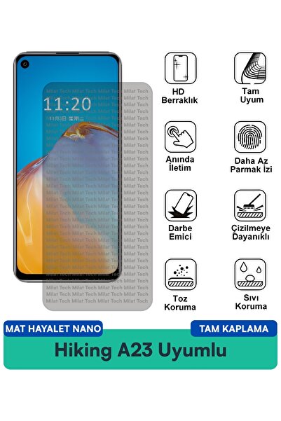 Milat Tech فيلم حماية الشاشة Hiking A23 Mat Ghost Nano مقاوم للخدوش والصدمات