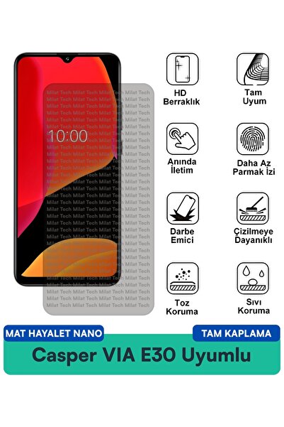 Milat Tech كاسبر VIA E30 مات شبح نانو واقي شاشة فيلم انعكاس الحد الخصوصية فعال