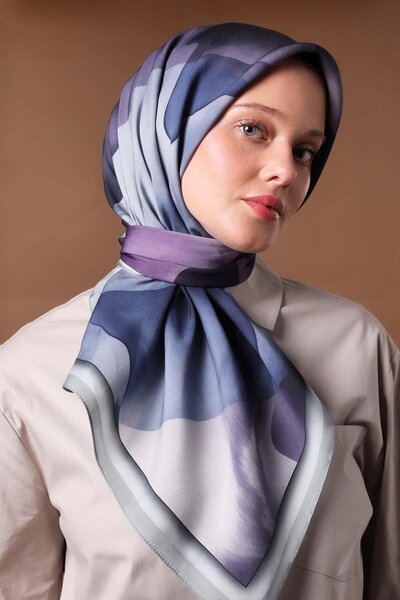 Levidor Κασκόλ Aura με γκρι μοτίβο