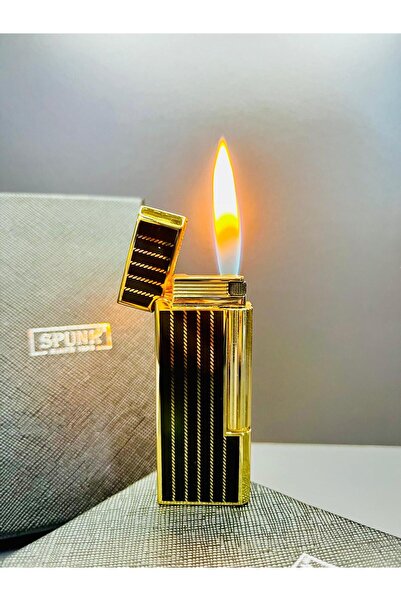 ZENIT Dupont Model Slim Tasarım Çelik Gövde Gazlı Premium Çakmak