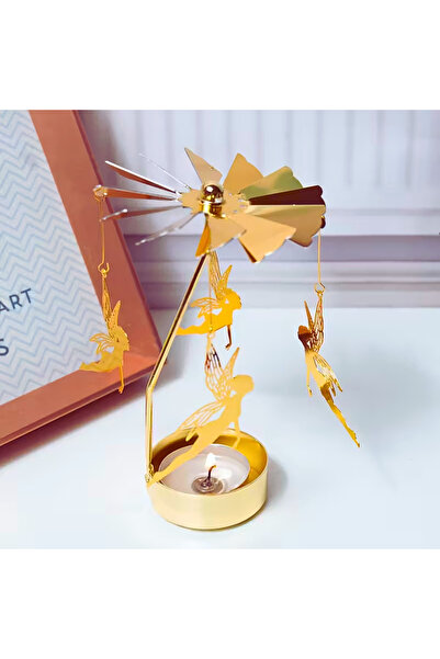 irecay Isıyla Dönen Sihirli Karusel Mumluk