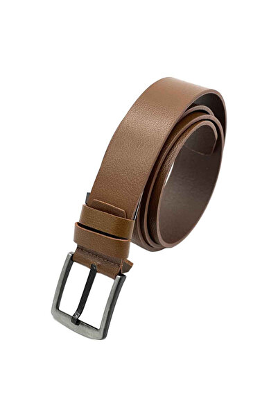 Micutz Men's Brown Belt, 4.2 cm Wide XXL, Made of Genuine Leather, Large Sizes, Size 155 cm