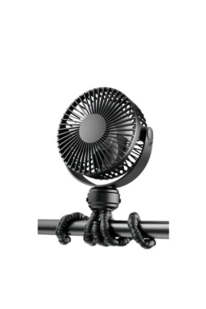 OEM Portable fan with 3 speeds, flexible arms, USB rechargeable, desk mount, crib