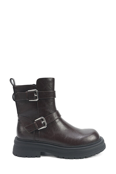 İnci TABBY 5PR Kahverengi Kadın Biker Bot