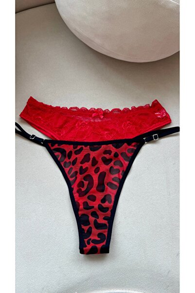 YOYYO Жіночий 3-комплектний набір трусиків-танга з тюлевою бавовняною частиною та регульованою талією. Жіноча білизна.