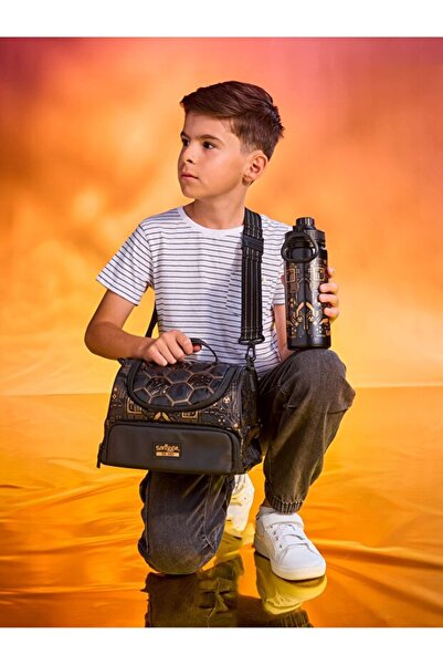 SMIGGLE Livewire Printed Lunch Box – Black Mix (Insulated, Single Layer, with...