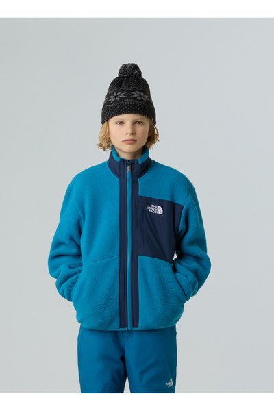 THE NORTH FACE Düz Mavi Erkek Çocuk Polar Üst NF0A8AZGDDI1-B YUMIORI FULL ZIP...