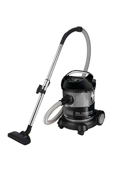 Black and Decker BLACK+DECKER Drum Vacuum Cleaner 20 L 2000 W BV2000-B5 Black