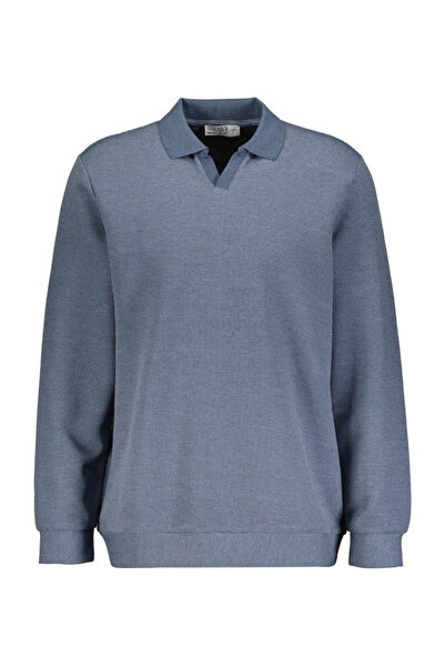 SÜVARİ Ανδρικό φούτερ Polo Neck V Placket SW2013700021