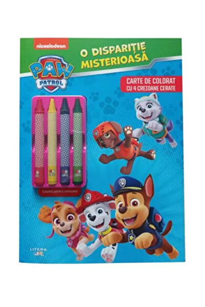 PAW PATROL Paw Patrol: A Mysterious Disappearance (contains 4 crayons)