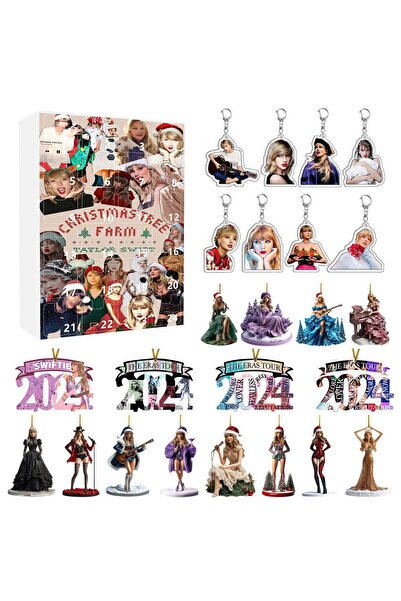 NO BRAND تقويم مجيء عيد الميلاد، صندوق أعمى، مجموعة هدايا مفاجئة لمدة ٢٤ يومً...