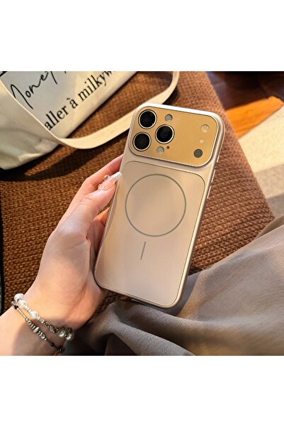 KumOziShop iPhone 16 PLUS Uyumlu MagSafe Özellikli 17 Görünümlü Kamera Koruma...